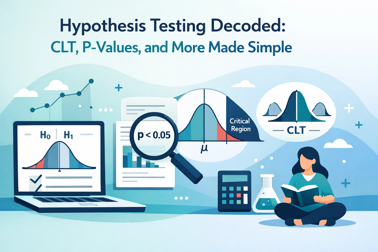 Hypothesis Testing Decoded: CLT, P-Values, and More Made Simple