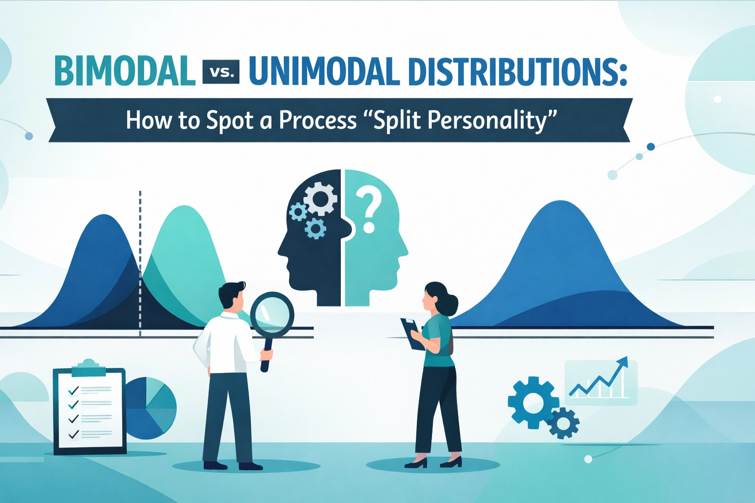 Bimodal vs. Unimodal Distributions: How to Spot a Process “Split Personality”