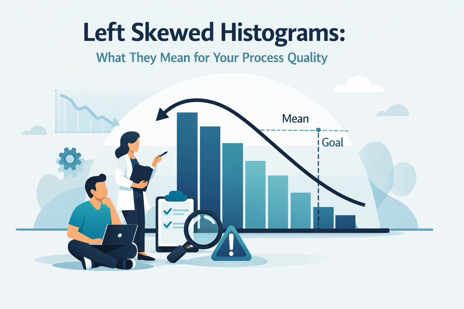 Left Skewed Histograms: What They Mean for Your Process Quality