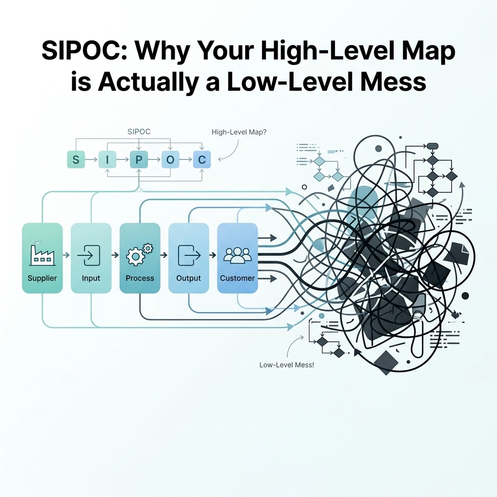 SIPOC: Why Your High-Level Map is Actually a Low-Level Mess