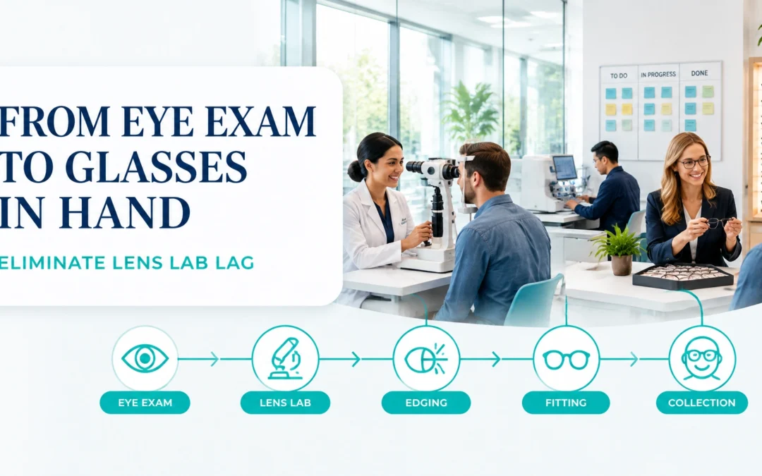 Value Stream Mapping for Optometry Clinics: From Eye Exam to Glasses in Hand Without the Lens Lab Lag
