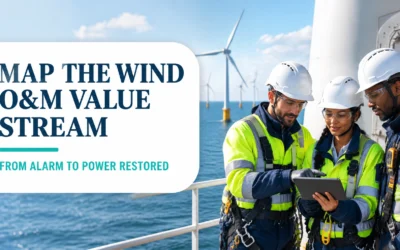 Value Stream Mapping for Wind Farm Operations and Maintenance: From Turbine Fault Alarm to Power Restored Without the Crane Queue