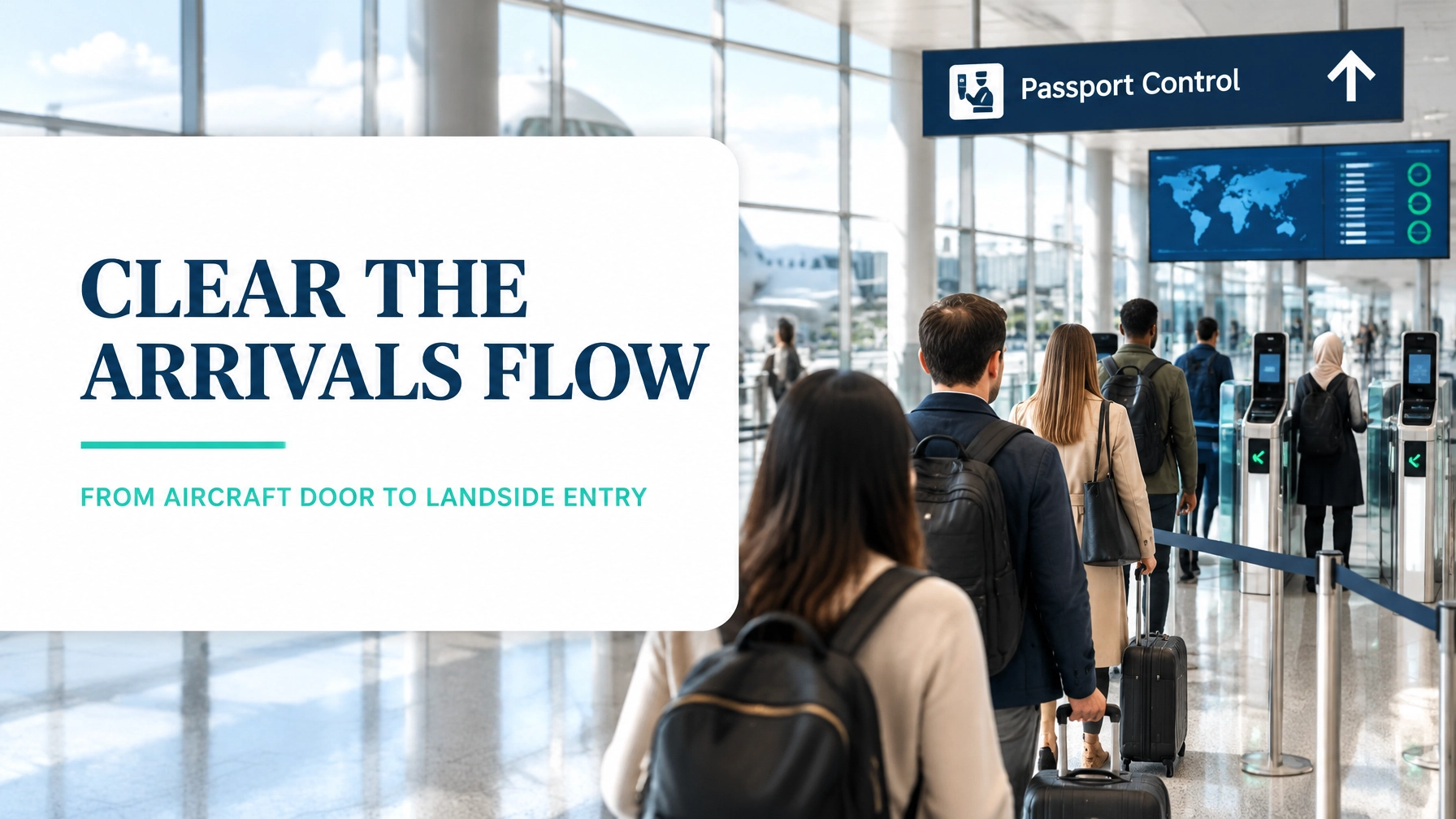 Value Stream Mapping for Border Control and Immigration Processing: From Aircraft Arrival to Cleared Entry Without the Secondary Queue