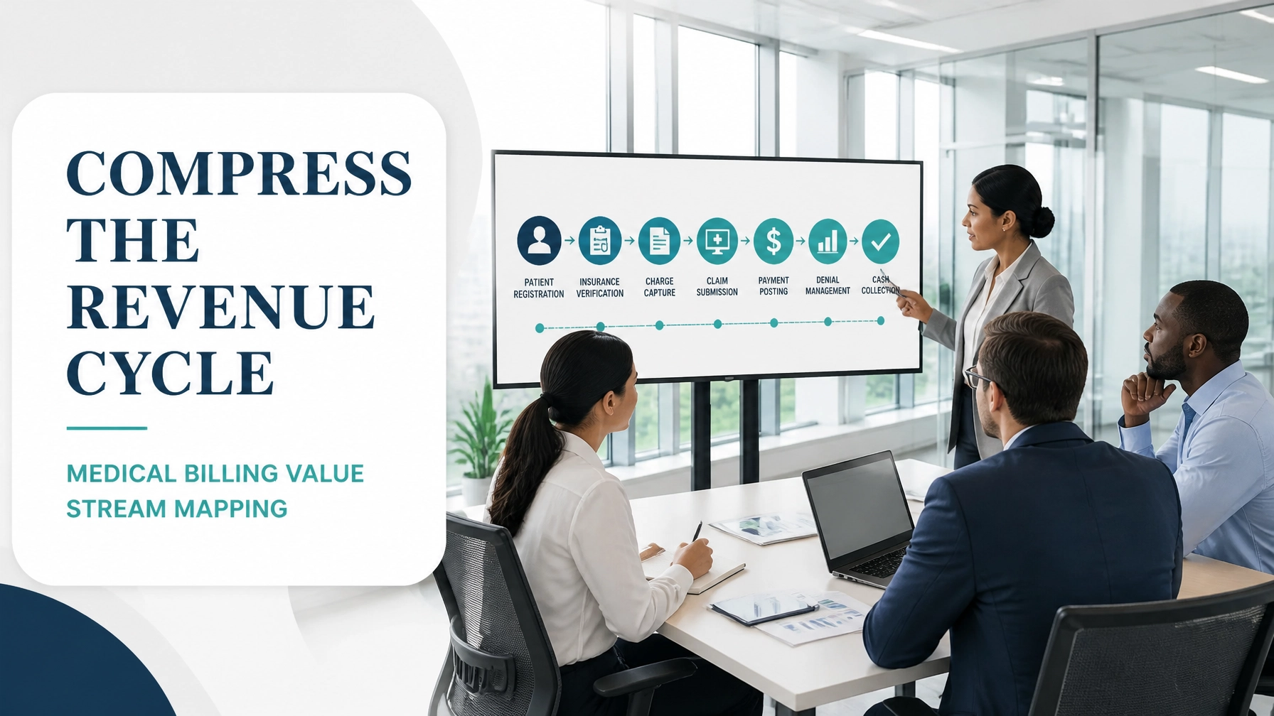 Value Stream Mapping for Medical Billing: How to Compress Your Revenue Cycle From Claim to Cash