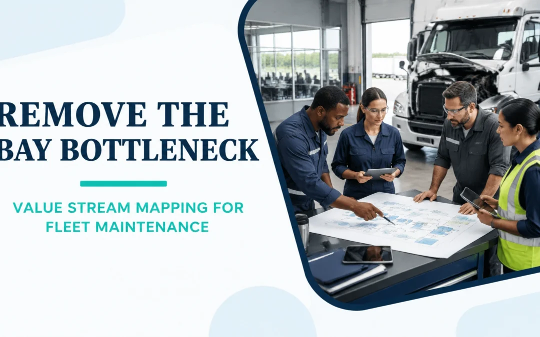 Value Stream Mapping for Fleet Maintenance: From Breakdown Report to Back-on-Road Without the Bay Bottleneck